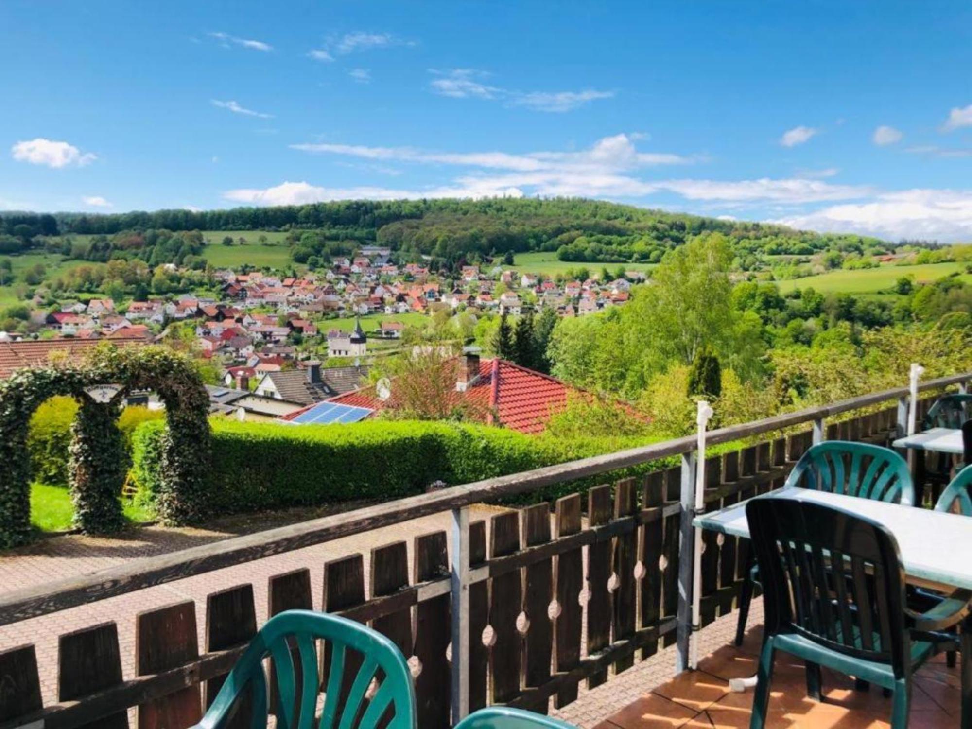 Cafe Pension Sonnenkanzel Staatsbad Bruckenau Luaran gambar
