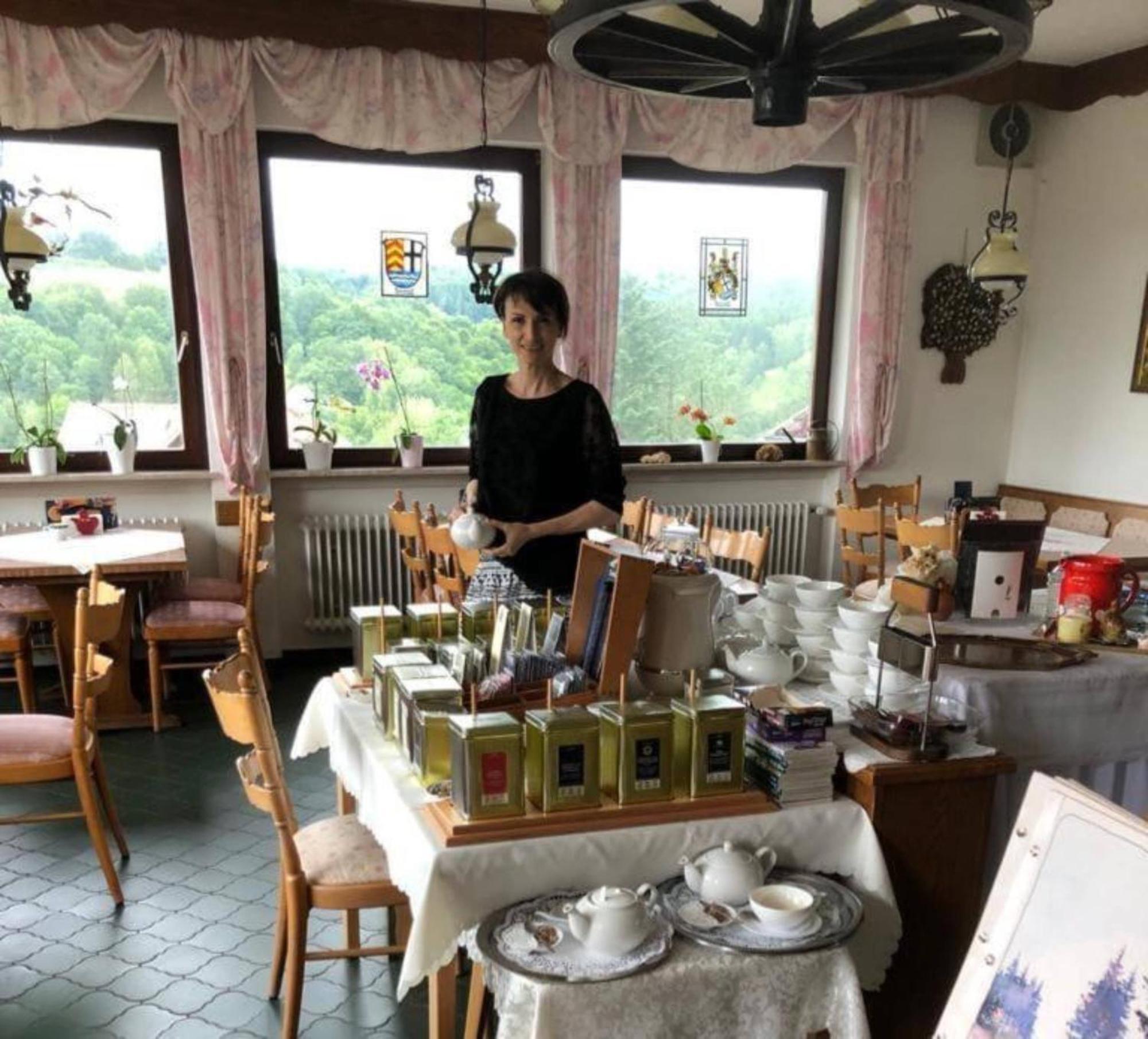 Cafe Pension Sonnenkanzel Staatsbad Bruckenau Luaran gambar