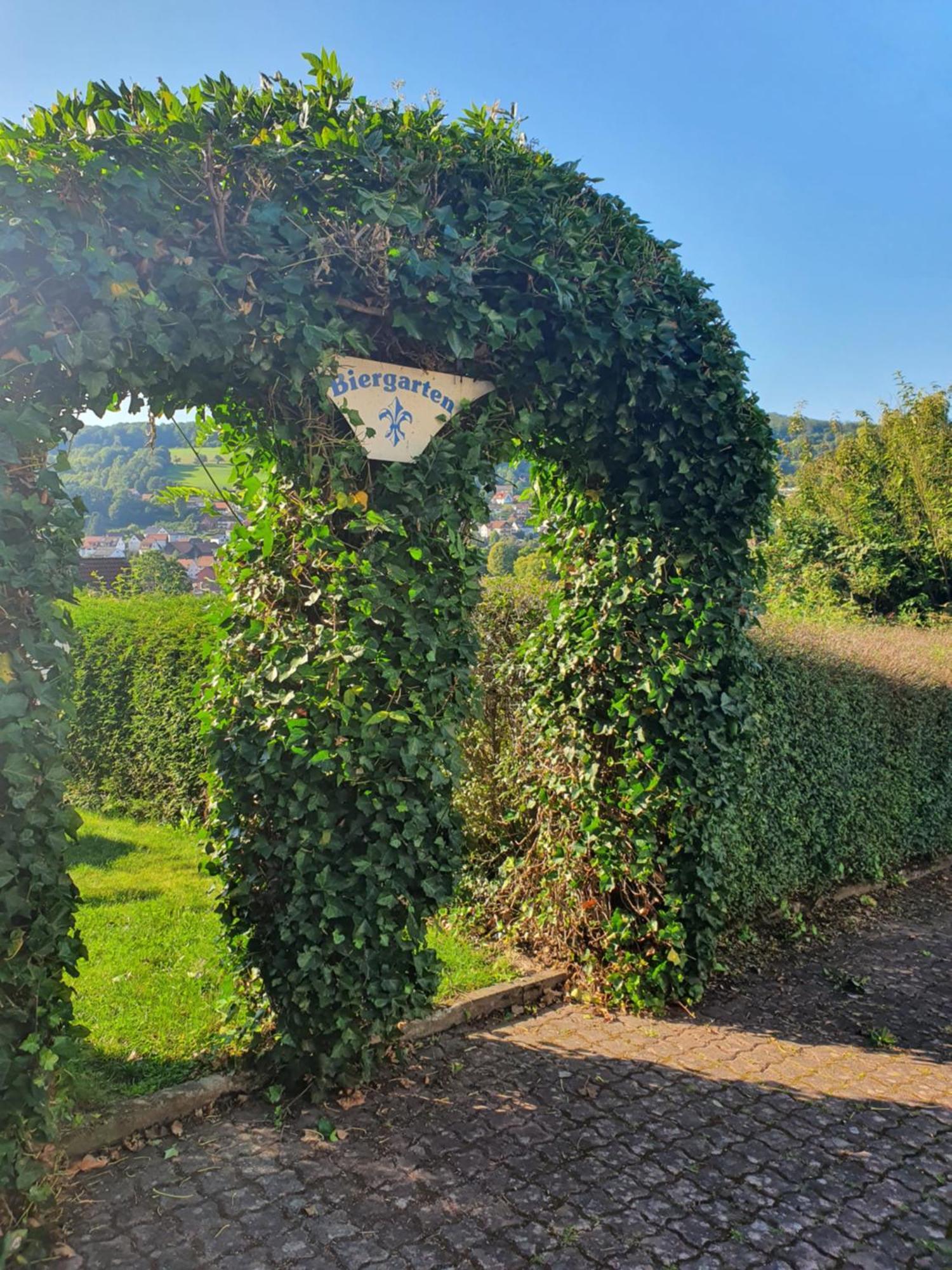 Cafe Pension Sonnenkanzel Staatsbad Bruckenau Luaran gambar