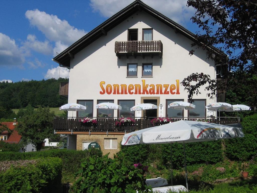 Cafe Pension Sonnenkanzel Staatsbad Bruckenau Luaran gambar